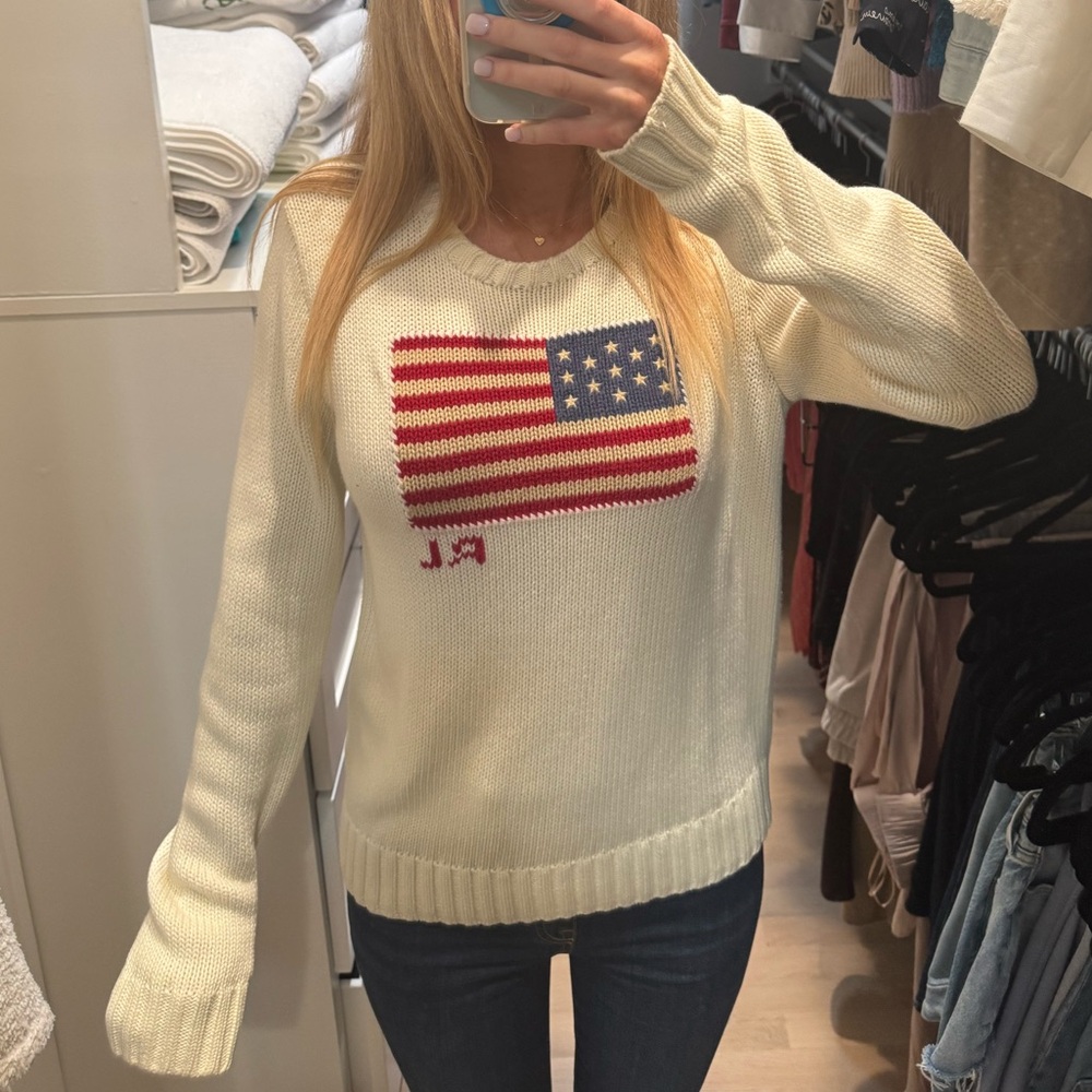 Ralph Lauren American Flag Sweater